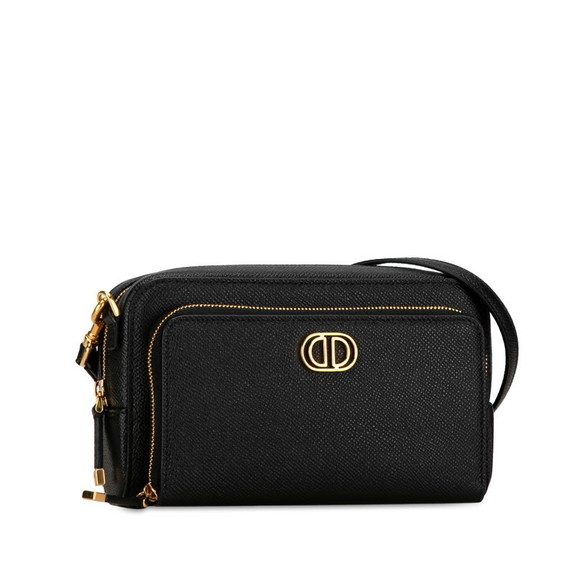 Dior Shoulder Caro Crossbody Bag Black - Picture 1 of 11